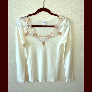 LA PERLA Embroidered Top